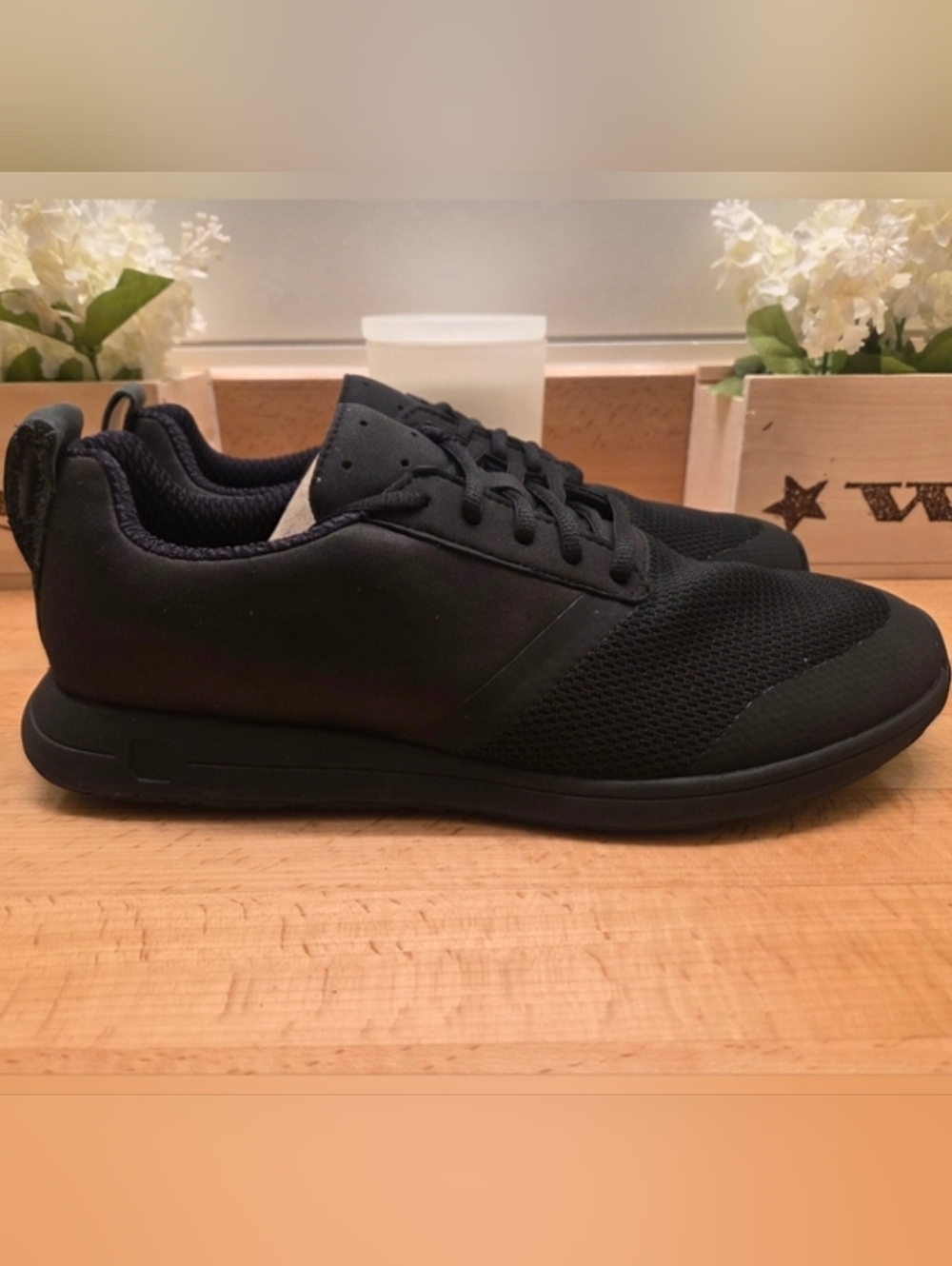 York Athletics The Henry Sneakers Triple Black Mens Size 11